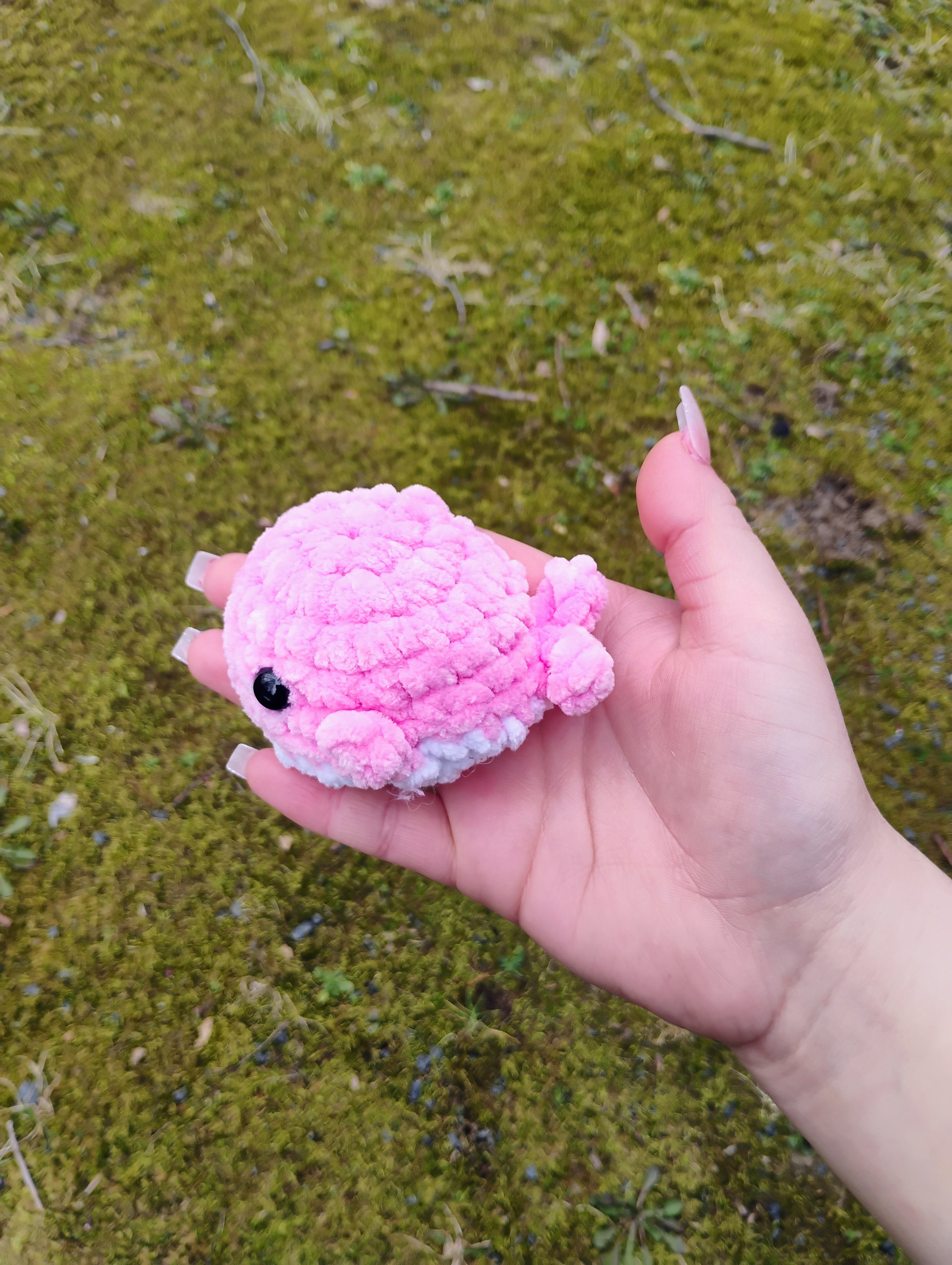 Pink Baby Whale Plush