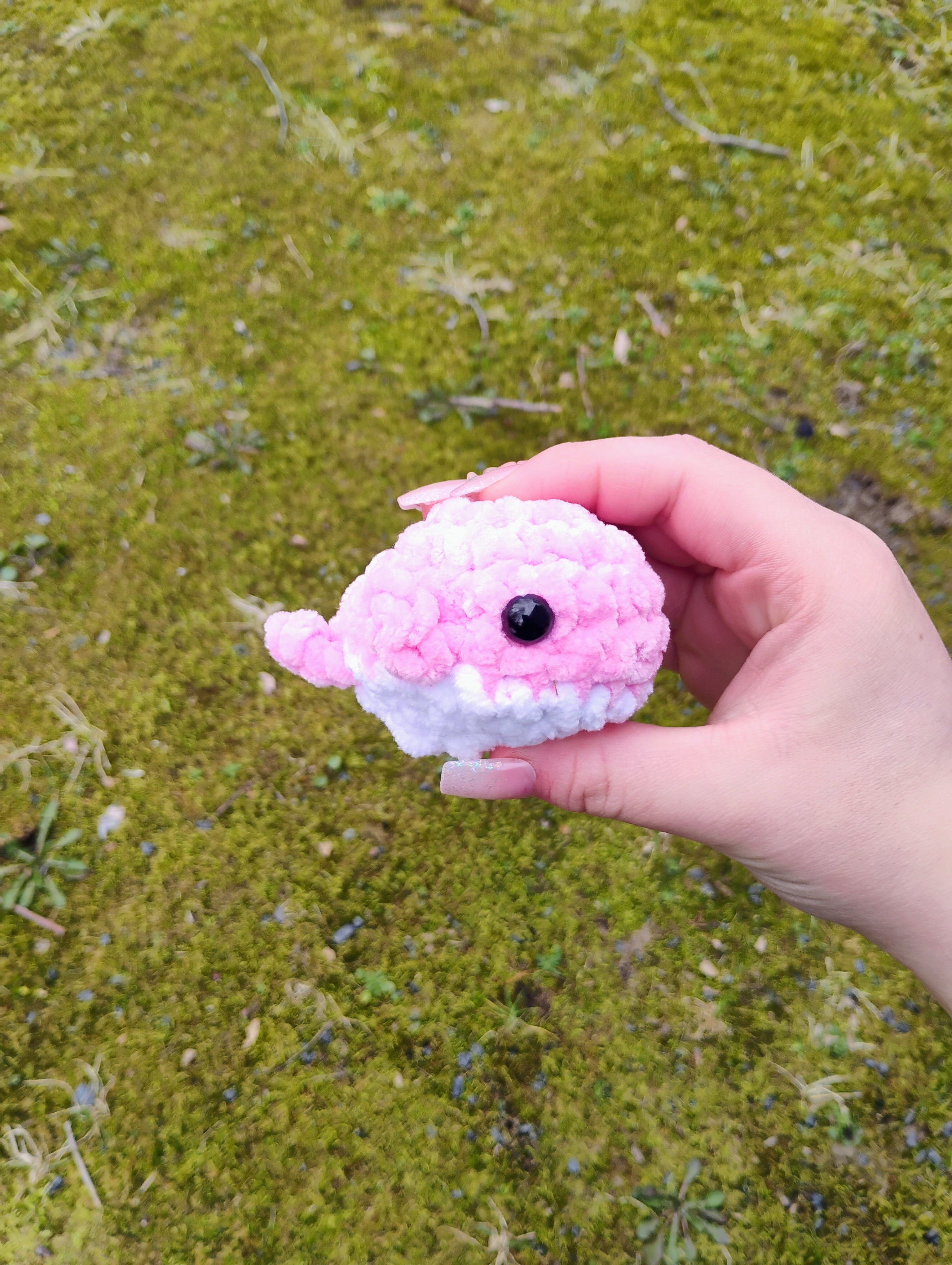 Pink Baby Whale Plush