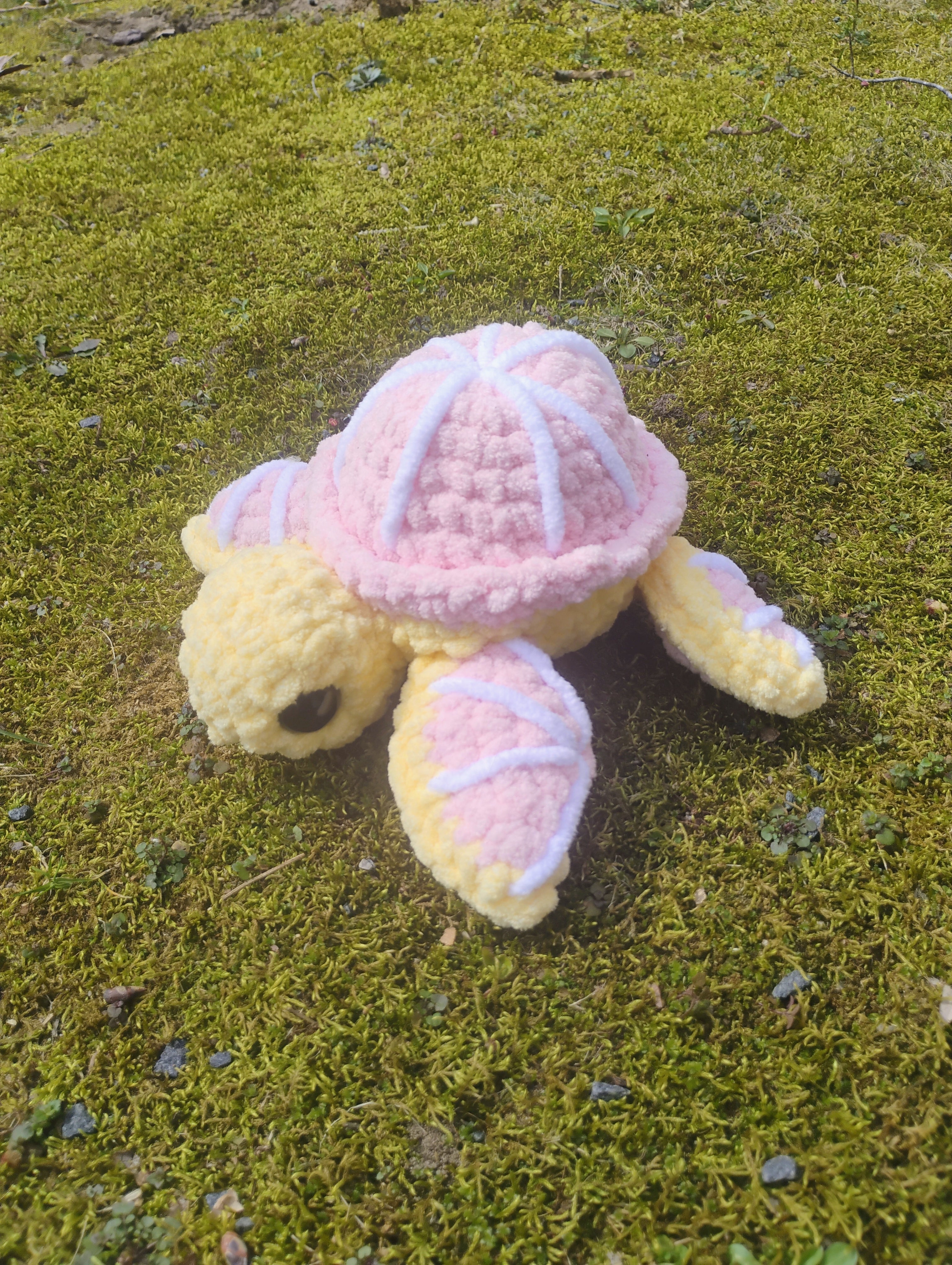 Pink Lemonade Turtle Plushie