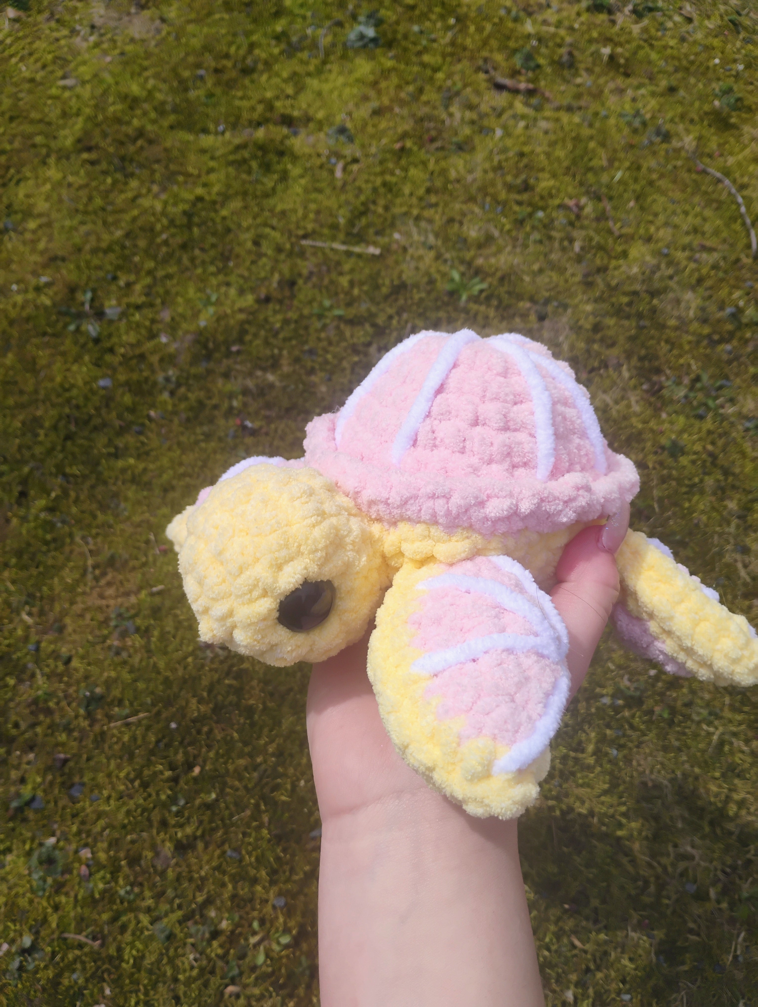 Pink Lemonade Turtle Plushie
