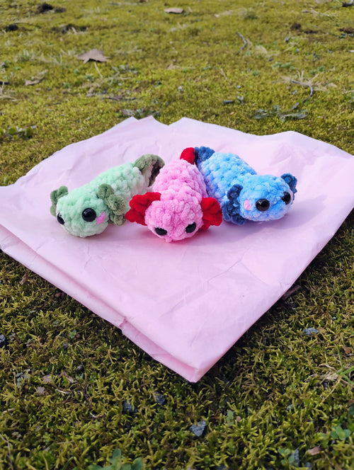 Baby Axolotl Trio