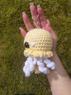 Yellow Jellyfish Keychain