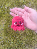 Red Octopus Keychain