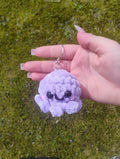 Purple Octopus Keychain
