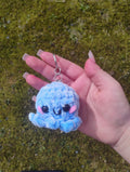 Blue Octopus Keychain
