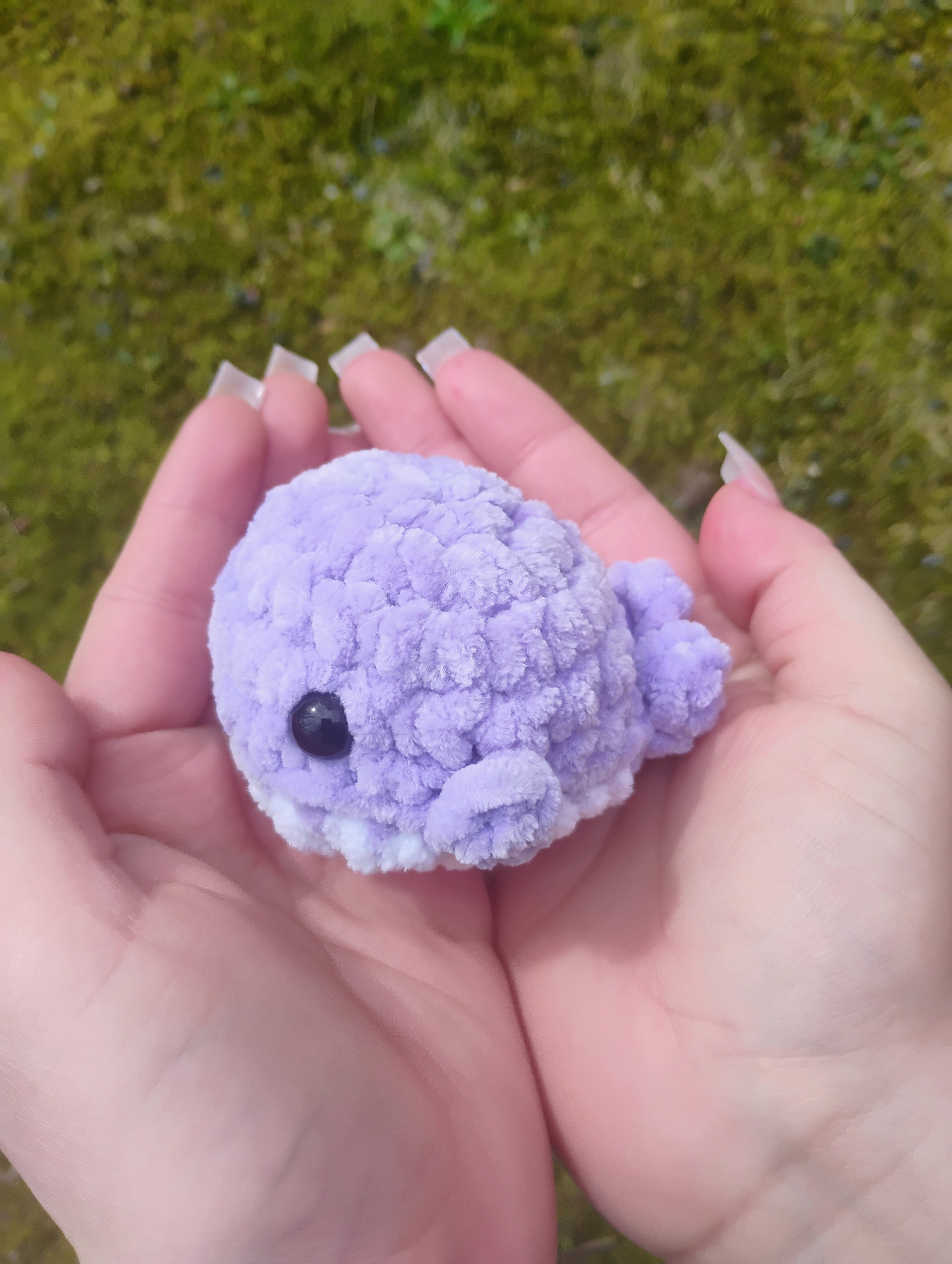 Purple Baby Whale Plush