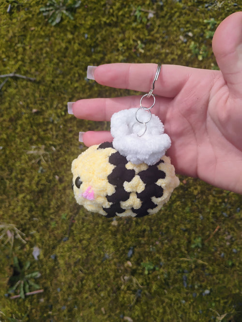 Baby Bee Plush Keychain