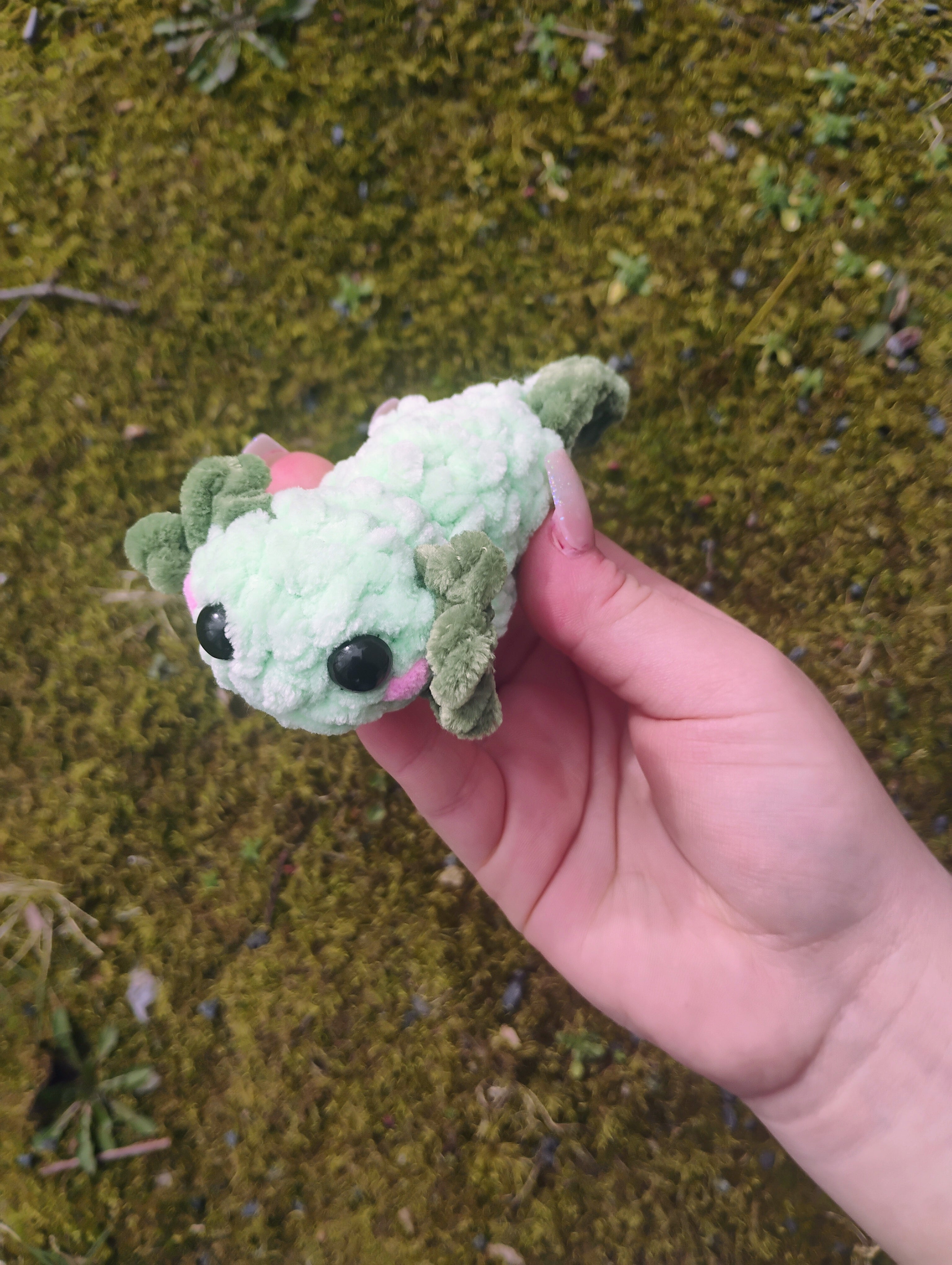 Baby Mini Axolotl – Green